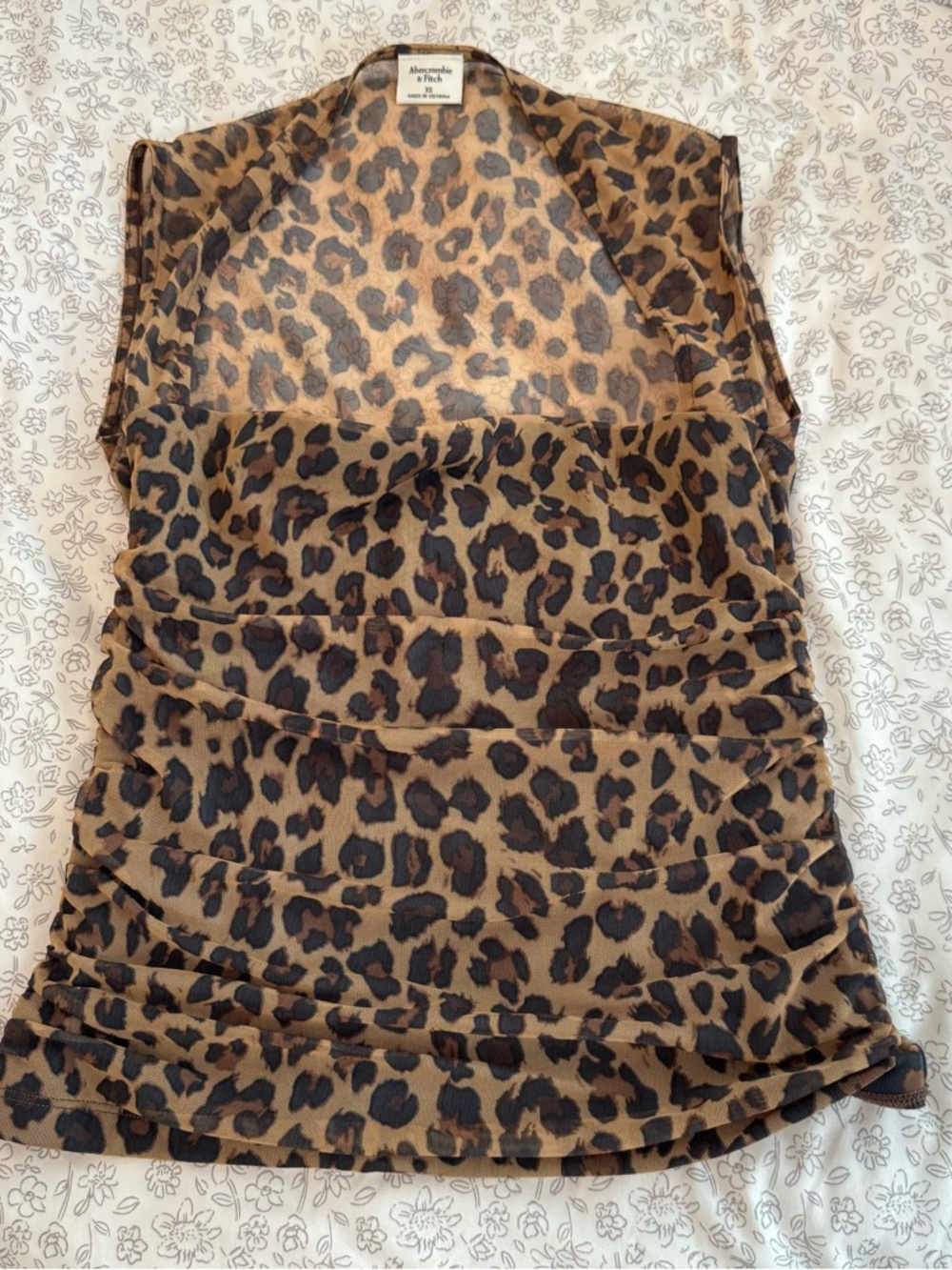 Abercrombie & Fitch Leopard Print Ava Top